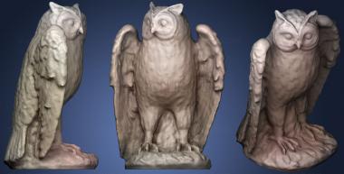 3D мадэль Статуя совы (1) (STL)